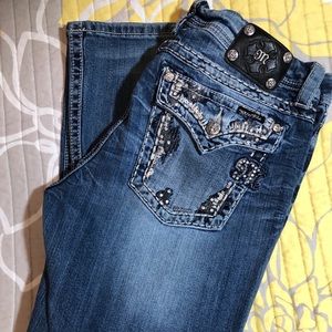 MISS ME JEANS MEDIUM TO LIGHT WASH